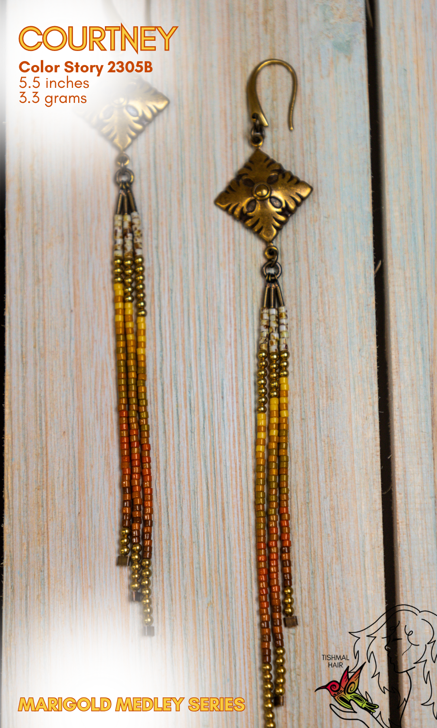 Marigold Medley Courtney Earrings 2305B