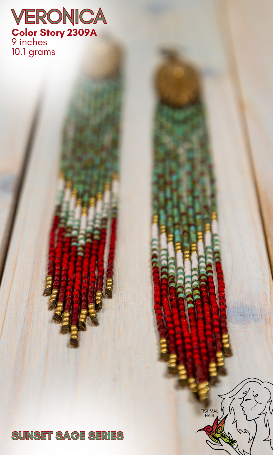 Sunset Sage Veronica Earrings 2309A