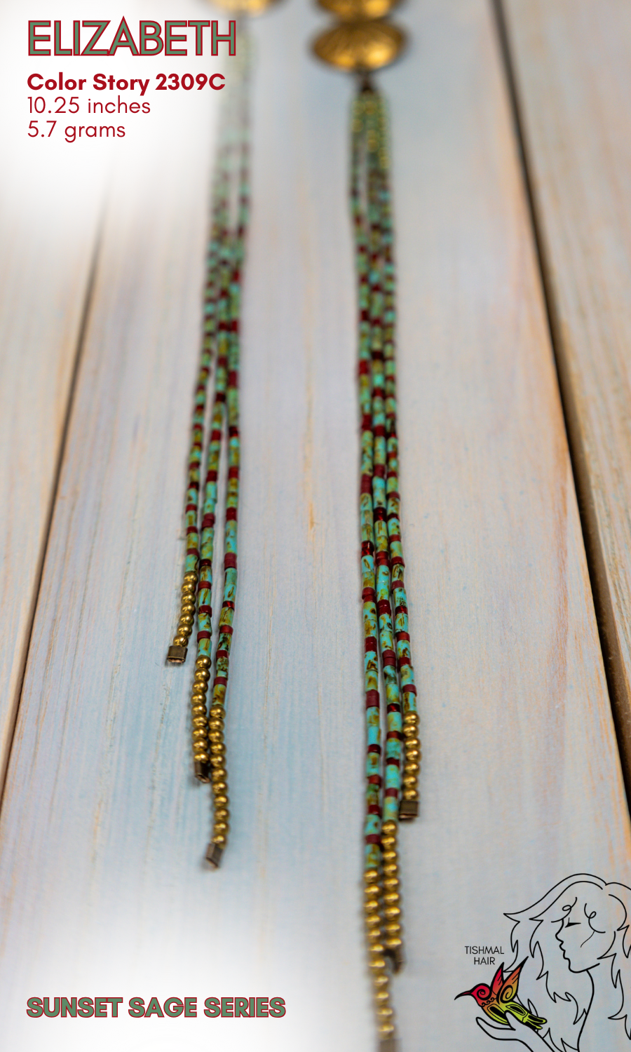 Sunset Sage Elizabeth Earrings 2309C