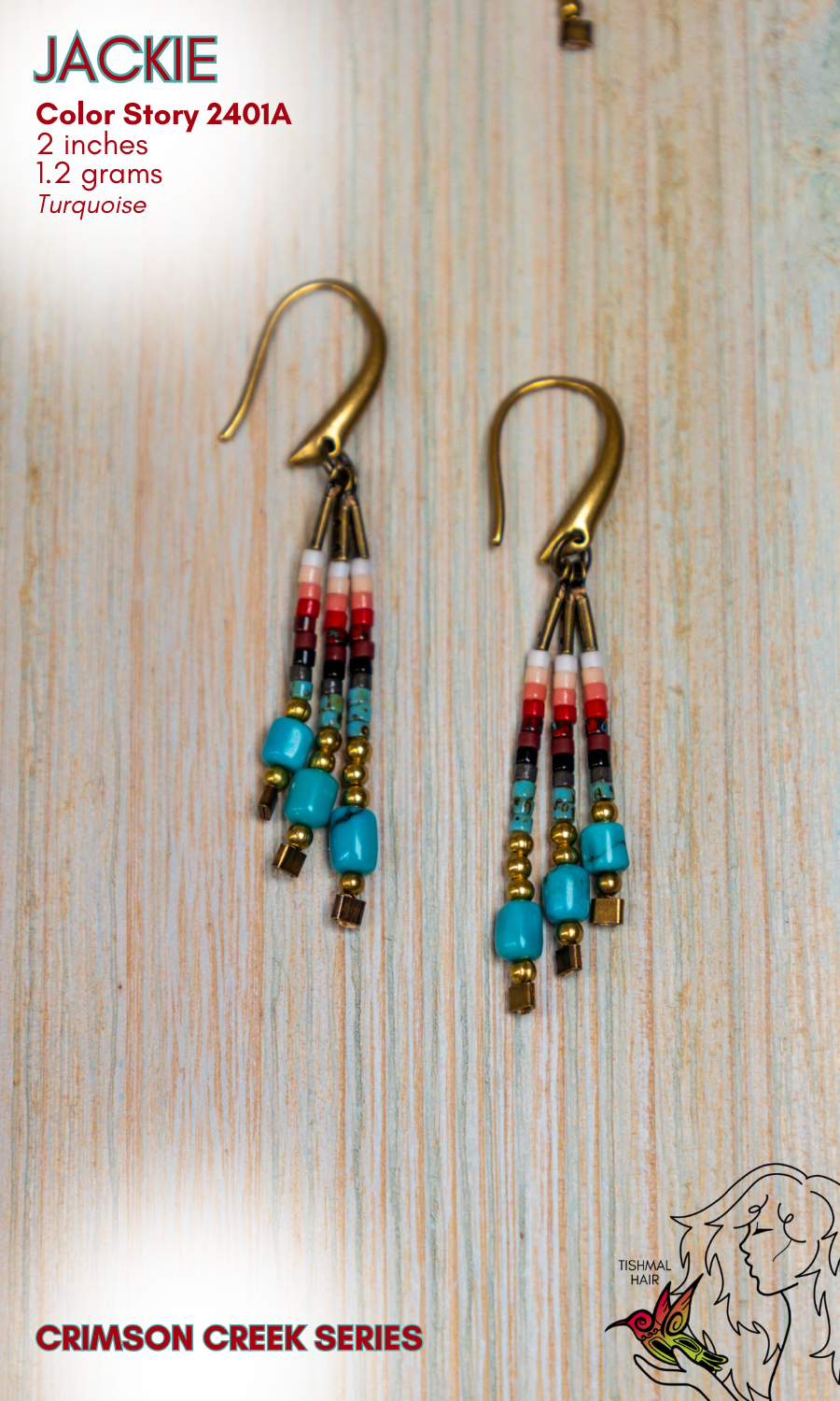 Crimson Creek Jackie Earrings 2401A