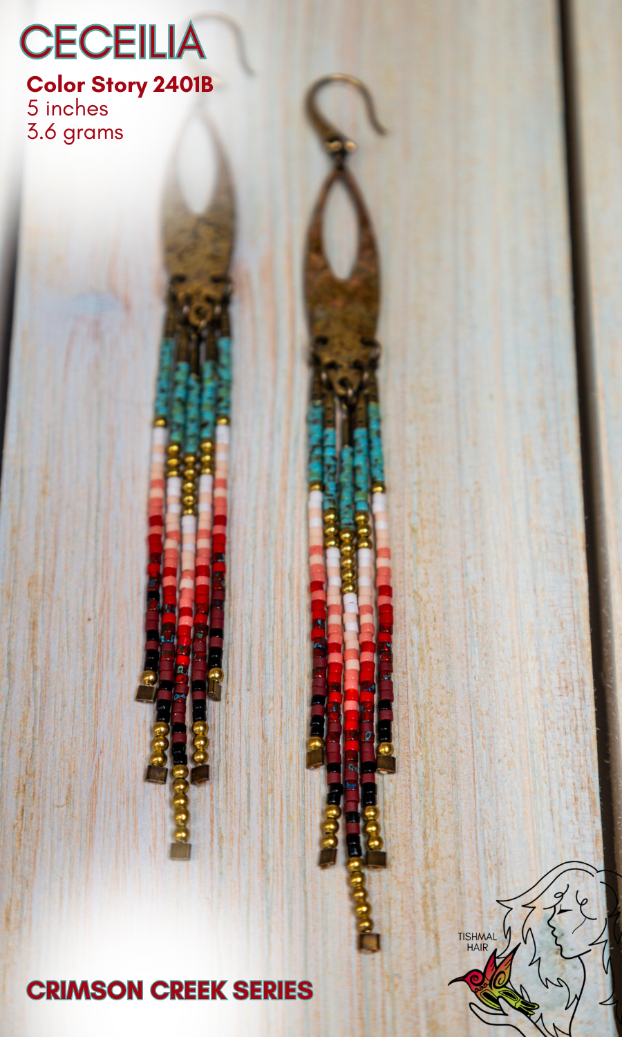 Crimson Creek Ceceilia Earrings 2401B