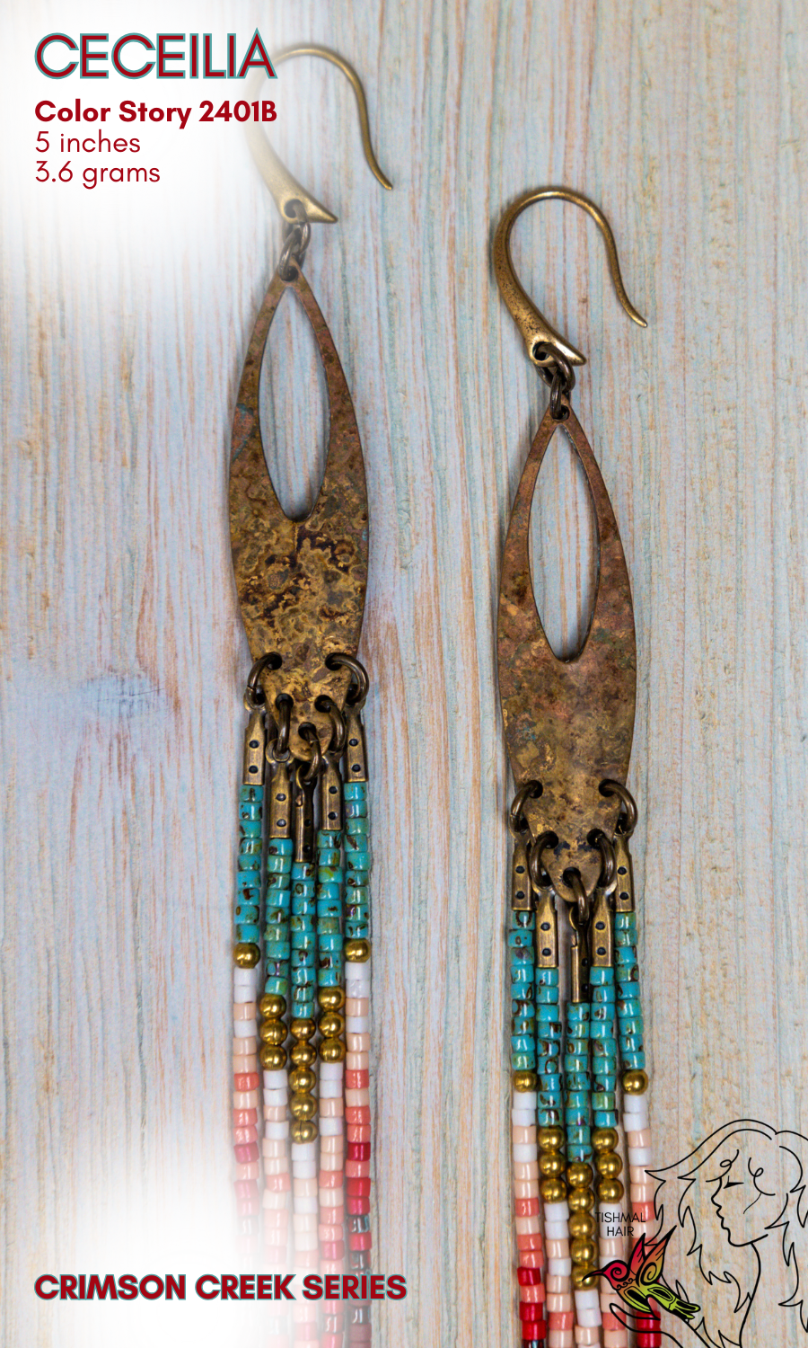 Crimson Creek Ceceilia Earrings 2401B