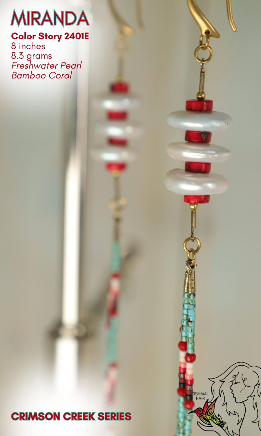 Crimson Creek Miranda Earrings 2401E
