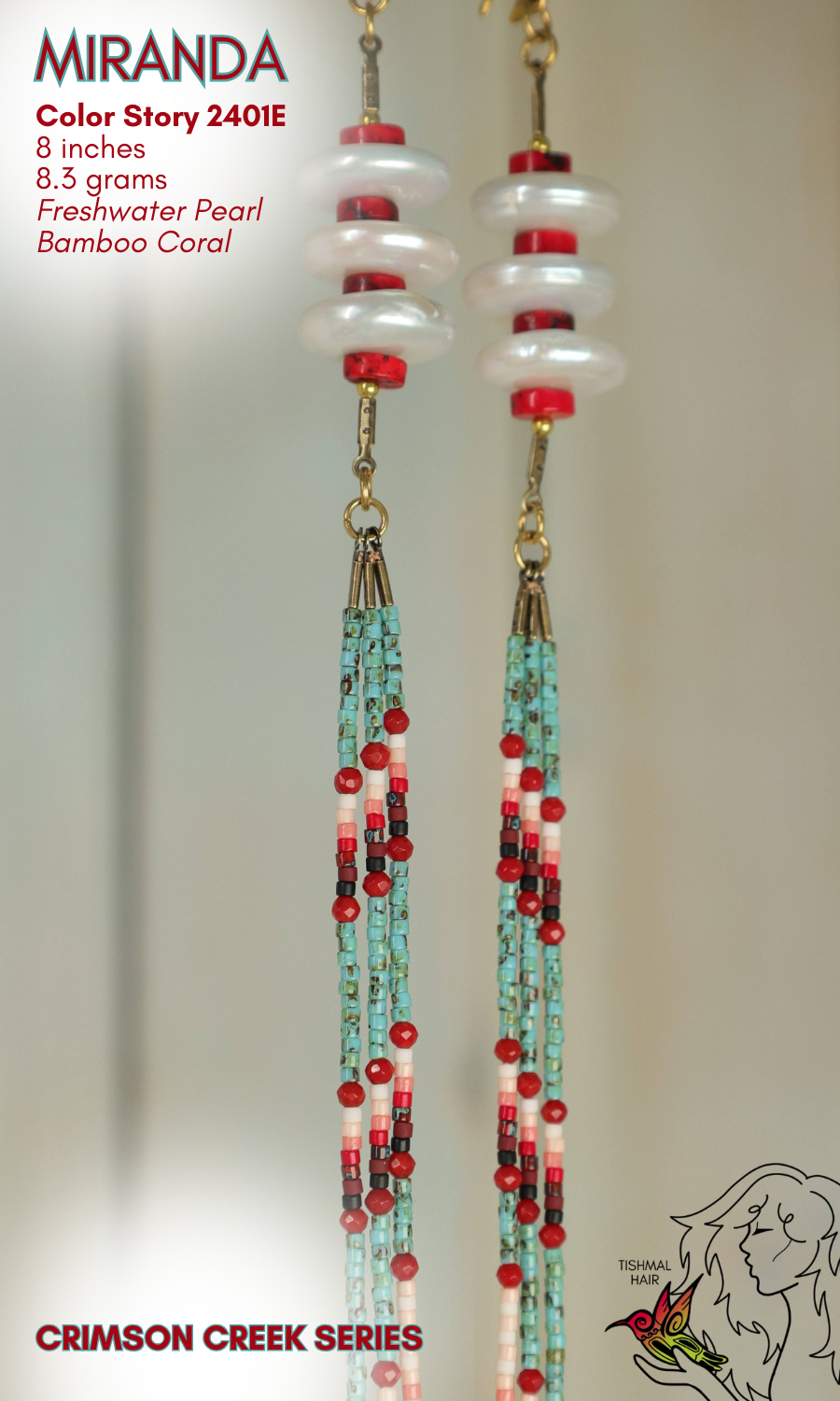 Crimson Creek Miranda Earrings 2401E