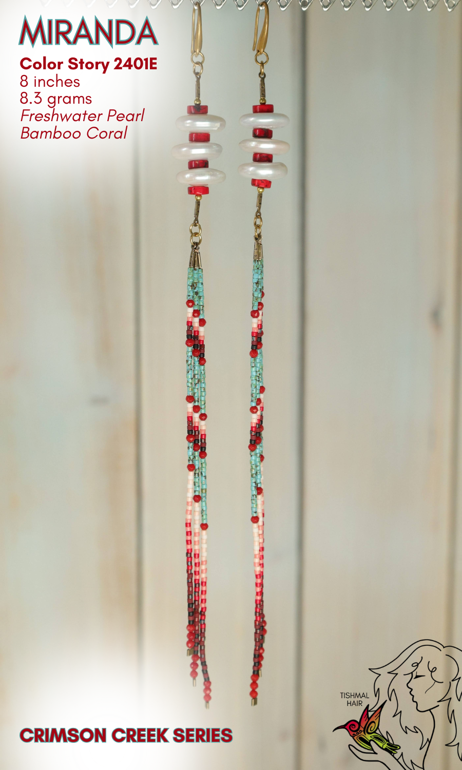Crimson Creek Miranda Earrings 2401E
