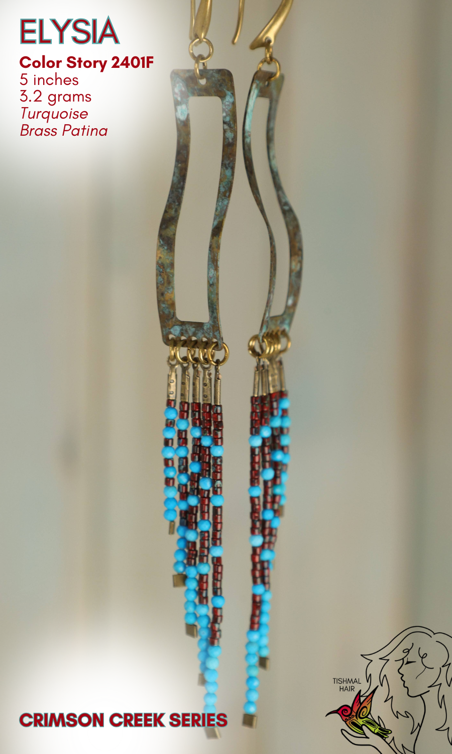 Crimson Creek Elysia Earrings 2401F