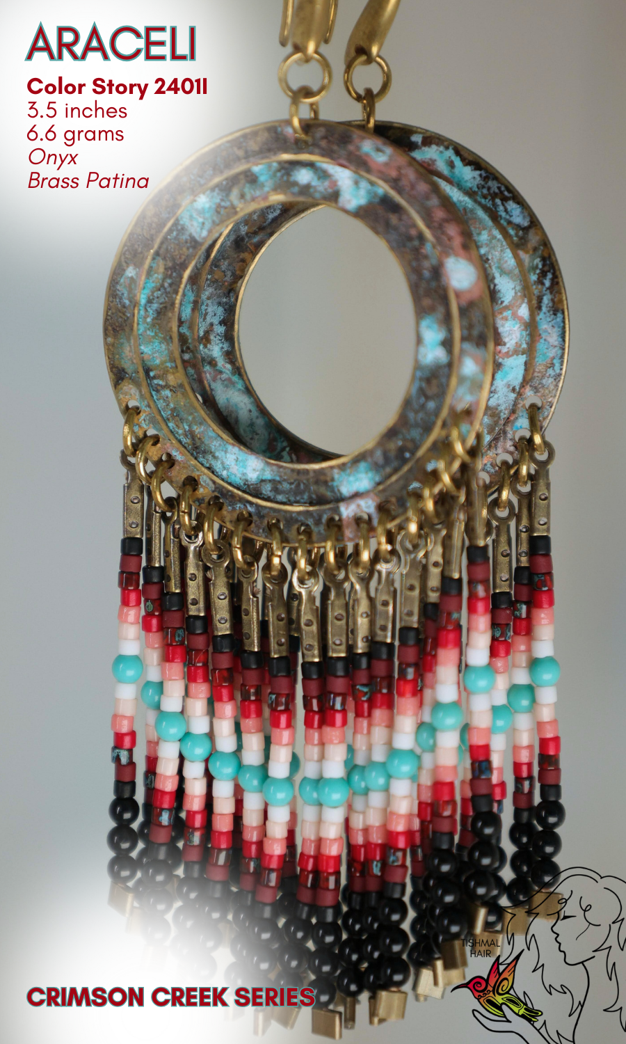 Crimson Creek Araceli Earrings 2401I