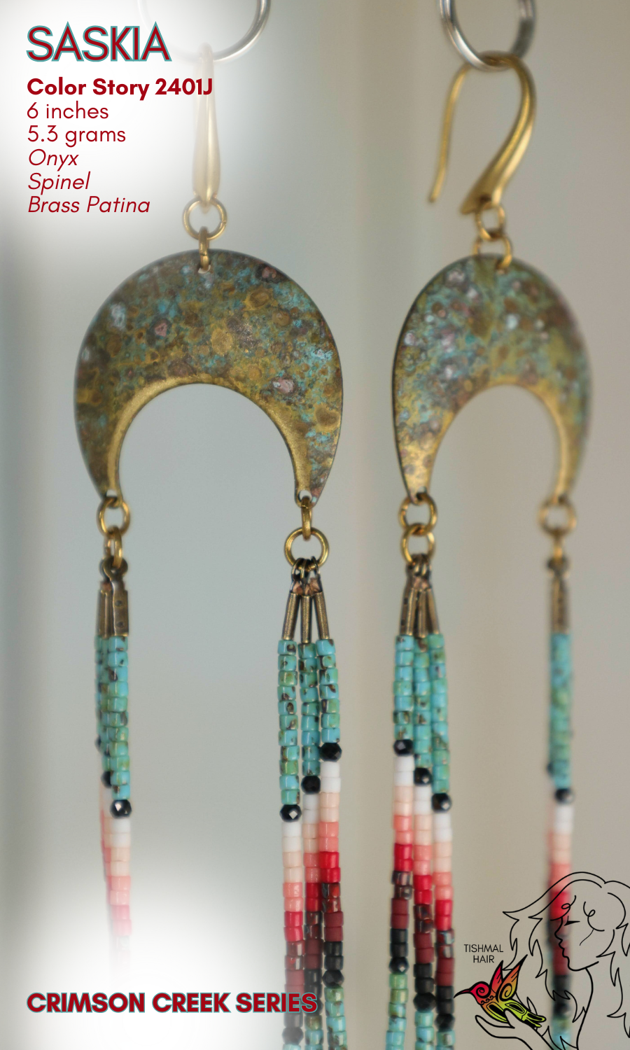 Crimson Creek Sakia Earrings 2401J