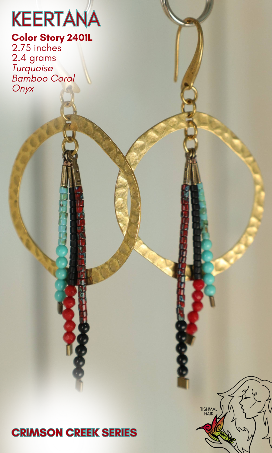 Crimson Creek Keertana Earrings 2401L
