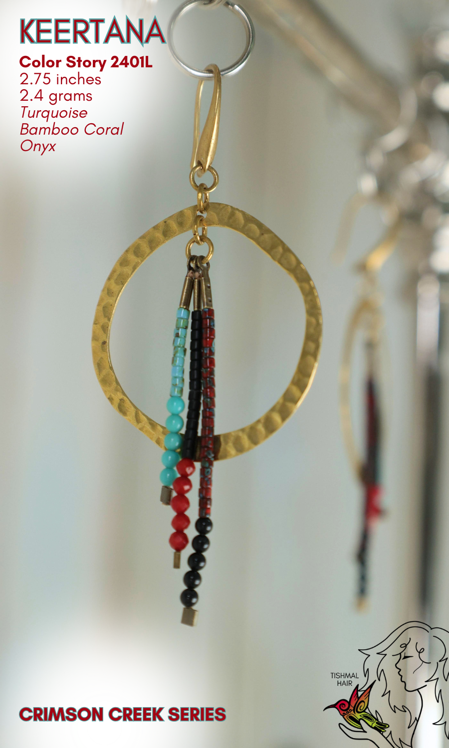 Crimson Creek Keertana Earrings 2401L