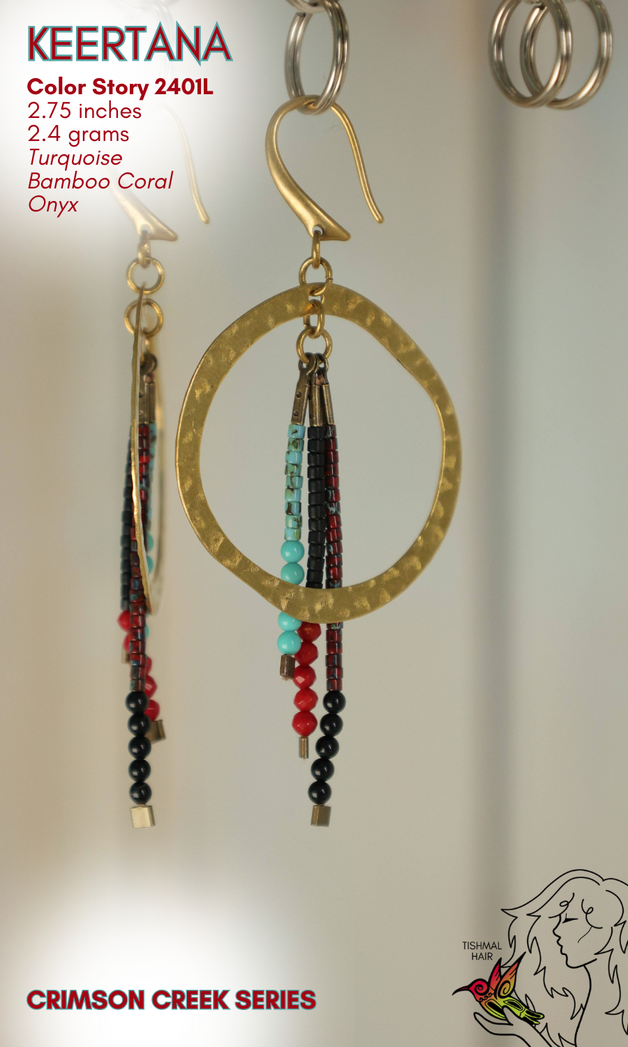Crimson Creek Keertana Earrings 2401L