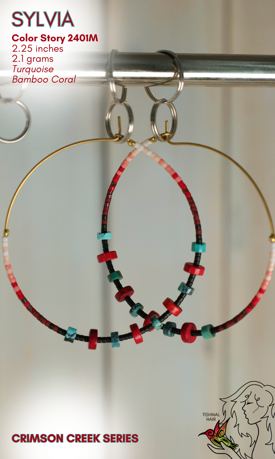 Crimson Creek Sylvia Earrings 2401M