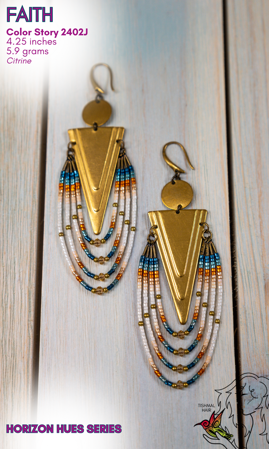 Horizon Hues Faith Earrings 2402J