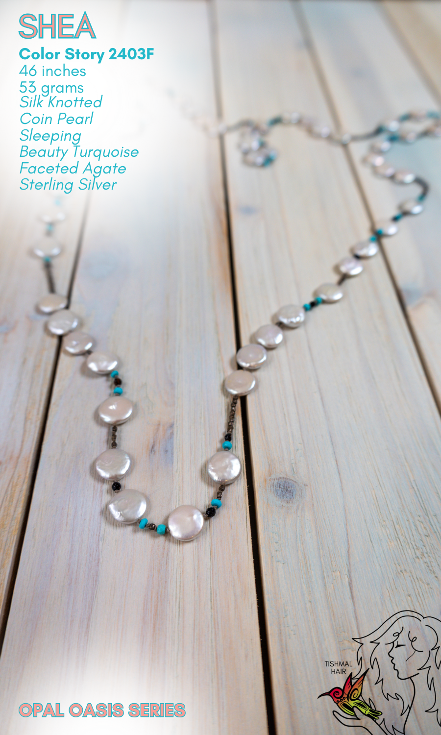 Opal Oasis Shea Necklace 2403F