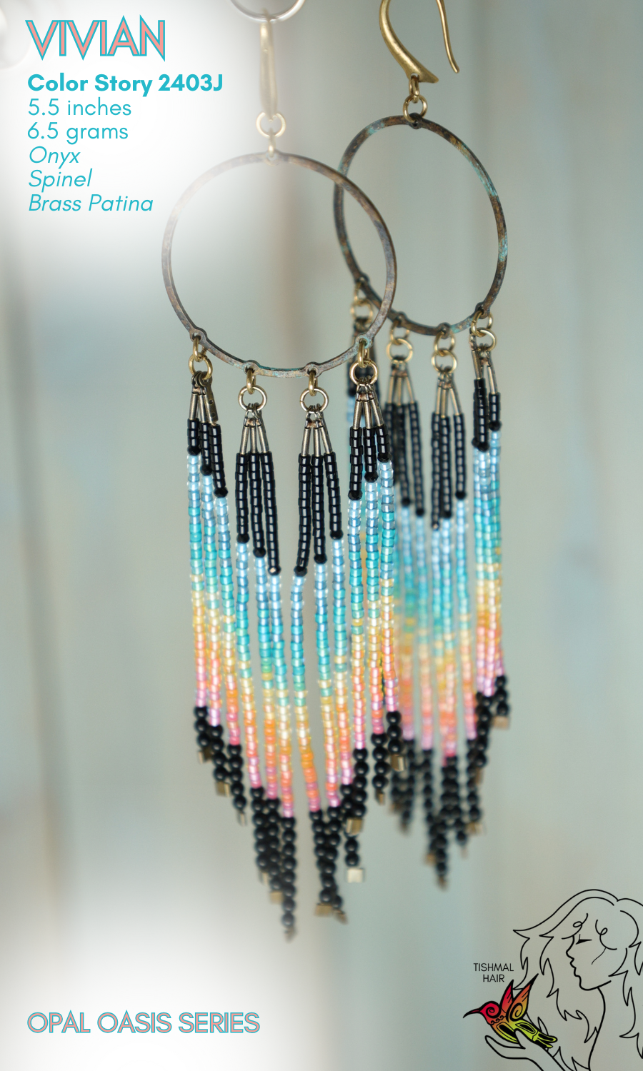 Opal Oasis Vivian Earrings 2403J