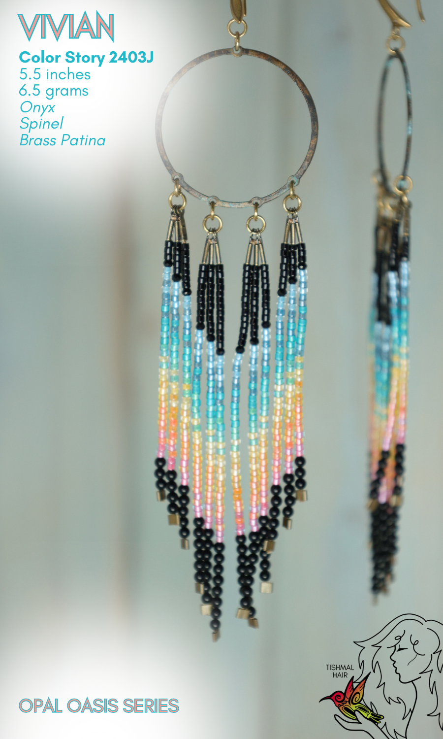 Opal Oasis Vivian Earrings 2403J