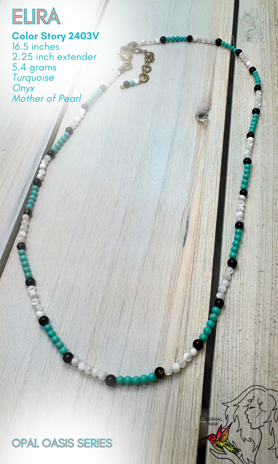 Opal Oasis Elira Necklace 2403V