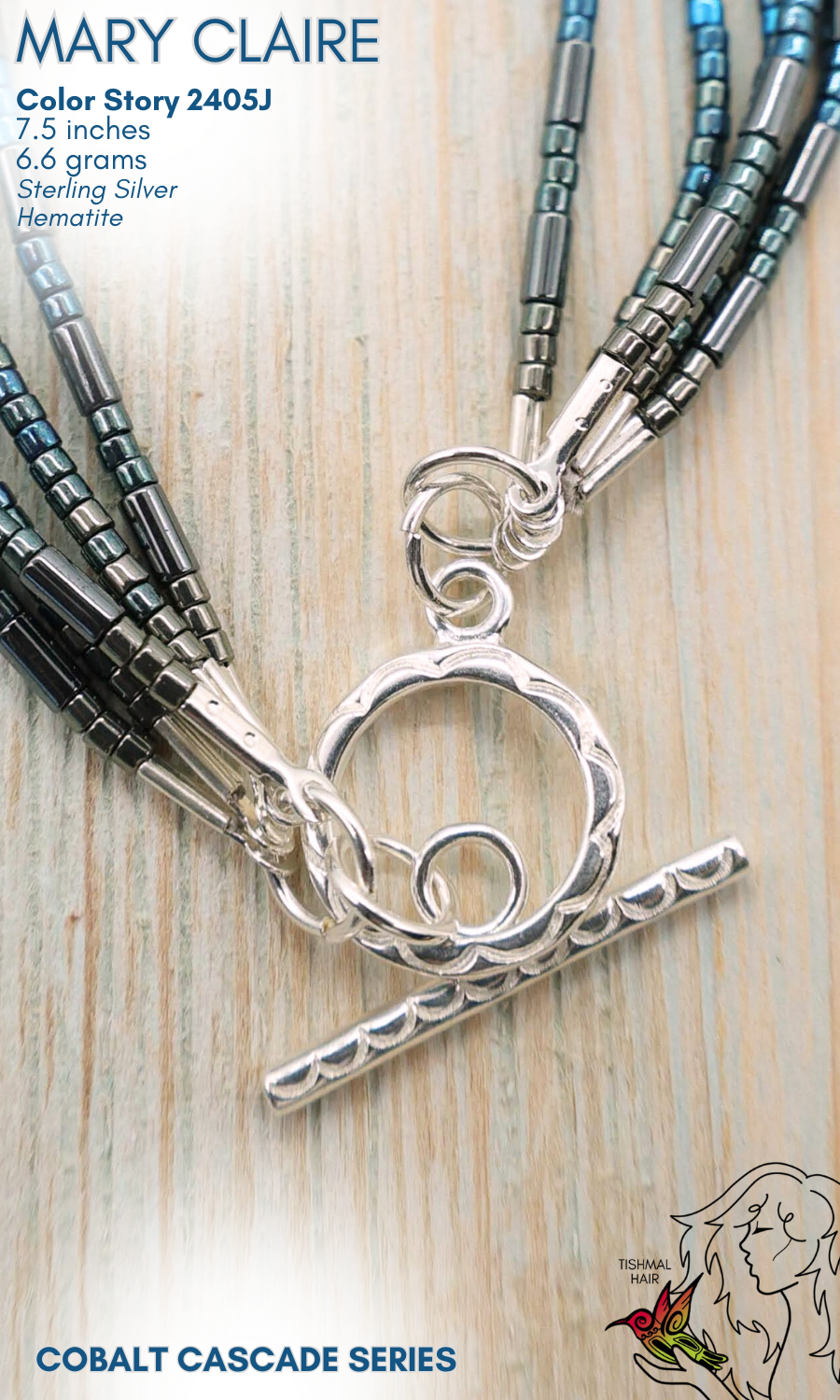 Cobalt Cascade Mary Claire Bracelet 2405J