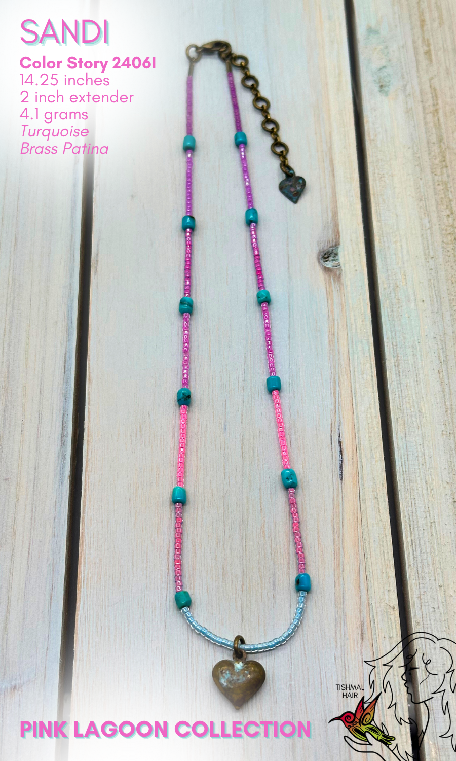 Pink Lagoon Sandi Necklace 2406I
