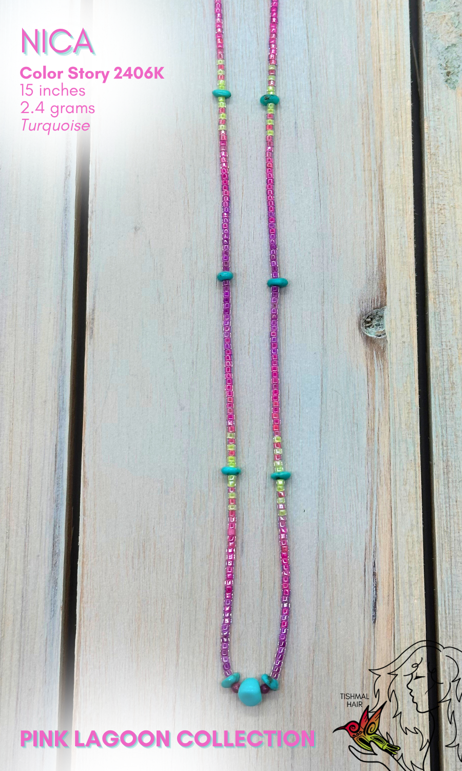 Pink Lagoon Nica Necklace 2406K