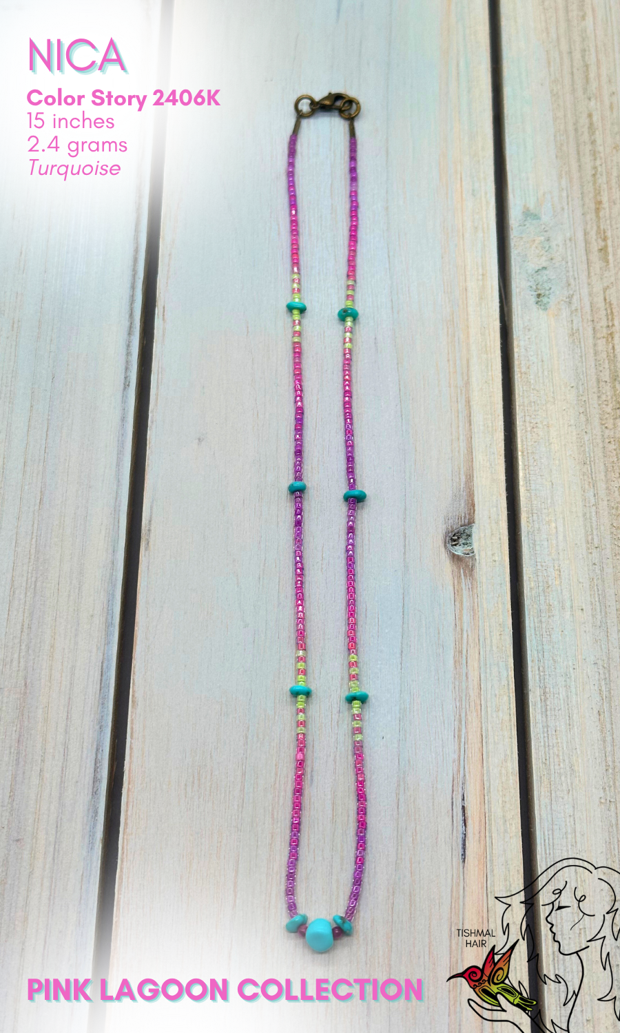 Pink Lagoon Nica Necklace 2406K