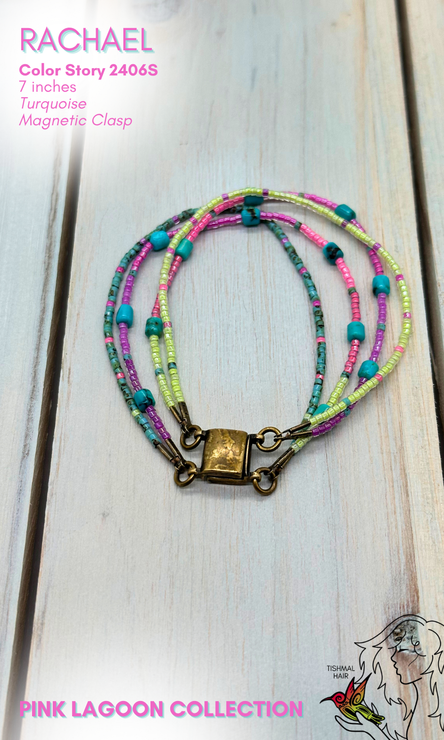 Pink Lagoon Rachael Bracelet 2406S