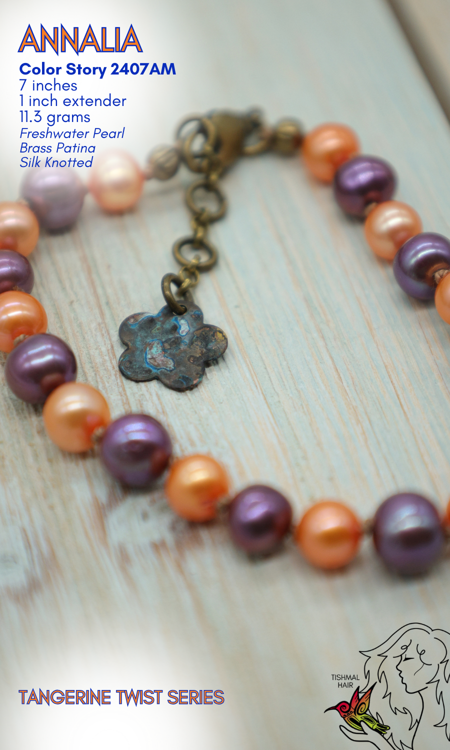 Tangerine Twist Annalia Bracelet 2407AM