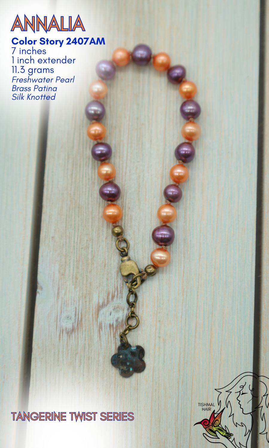 Tangerine Twist Annalia Bracelet 2407AM