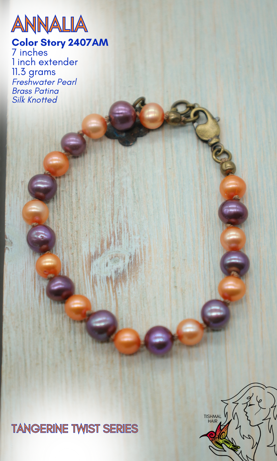 Tangerine Twist Annalia Bracelet 2407AM