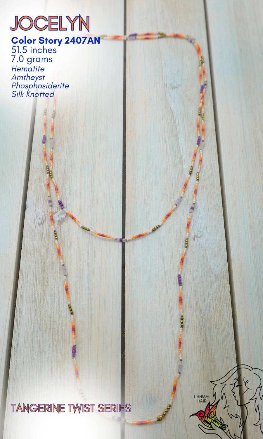 Tangerine Twist Jocelyn Necklace 2407AN