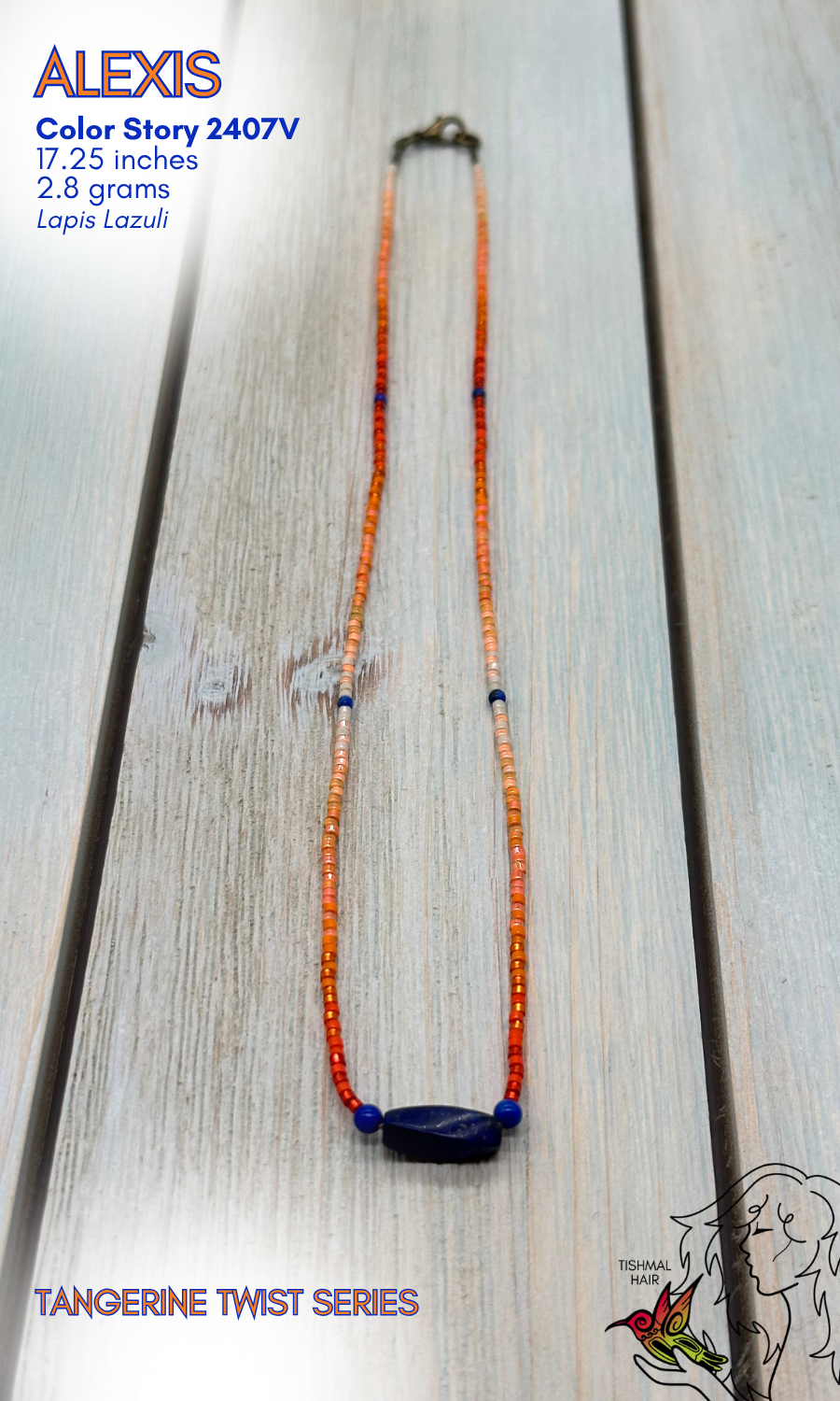 Tangerine Twist Alexis Necklace 2407V
