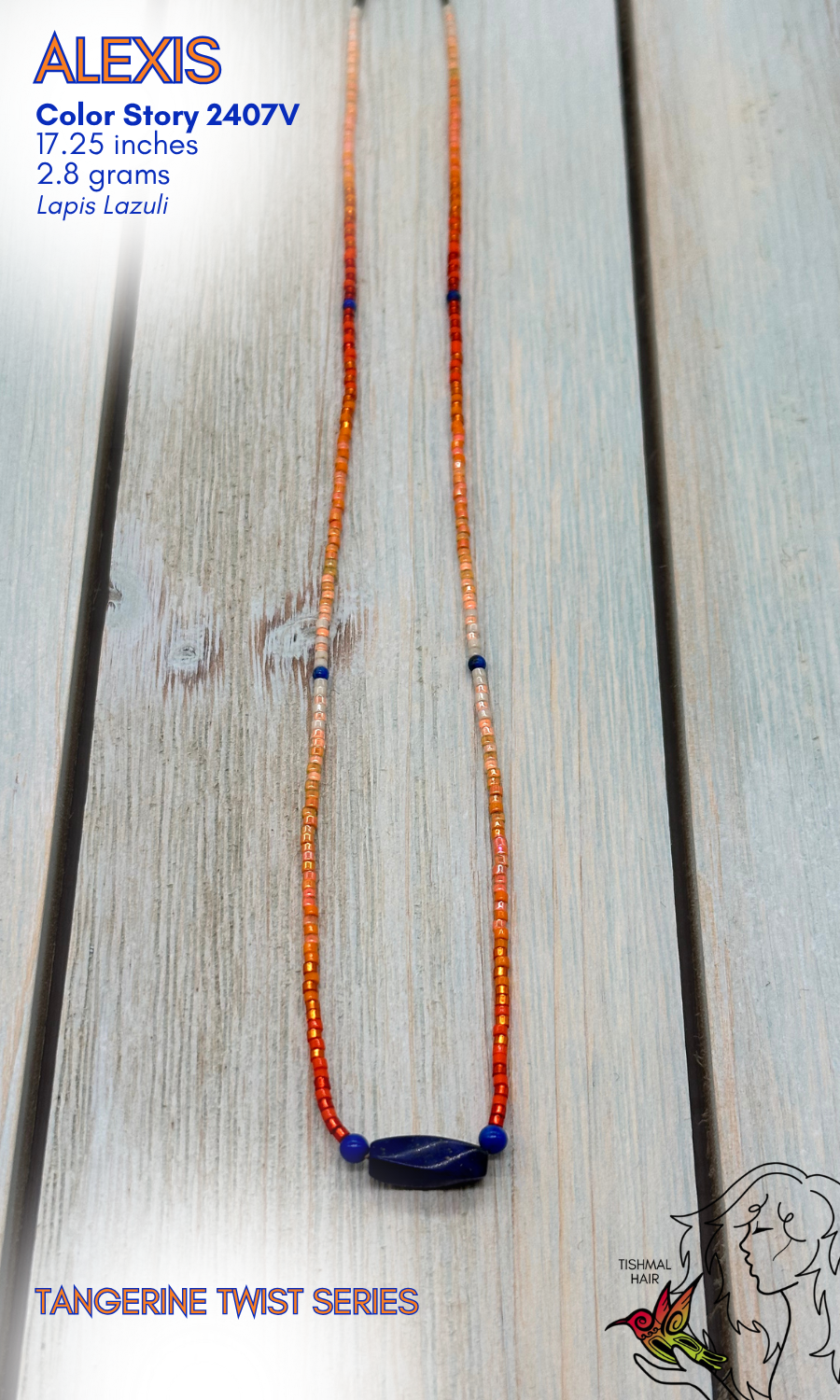 Tangerine Twist Alexis Necklace 2407V