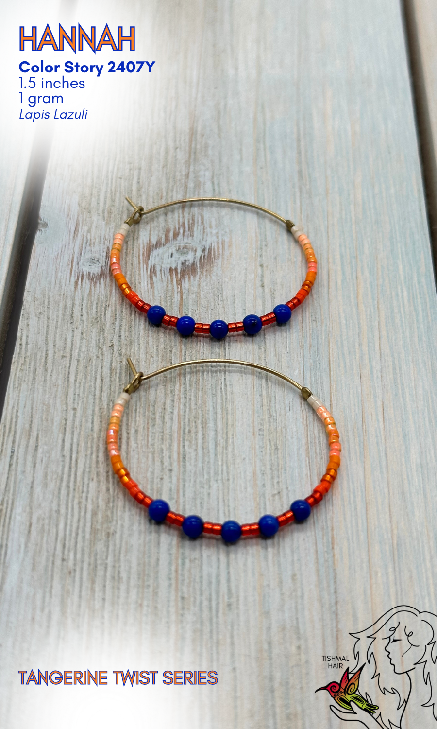 Tangerine Twist Hannah Earrings 2407Y