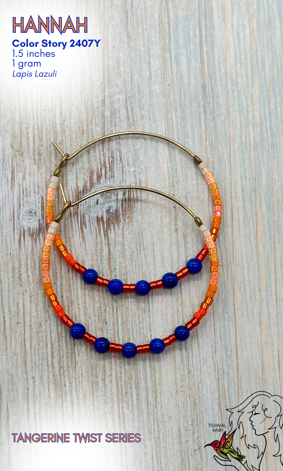 Tangerine Twist Hannah Earrings 2407Y