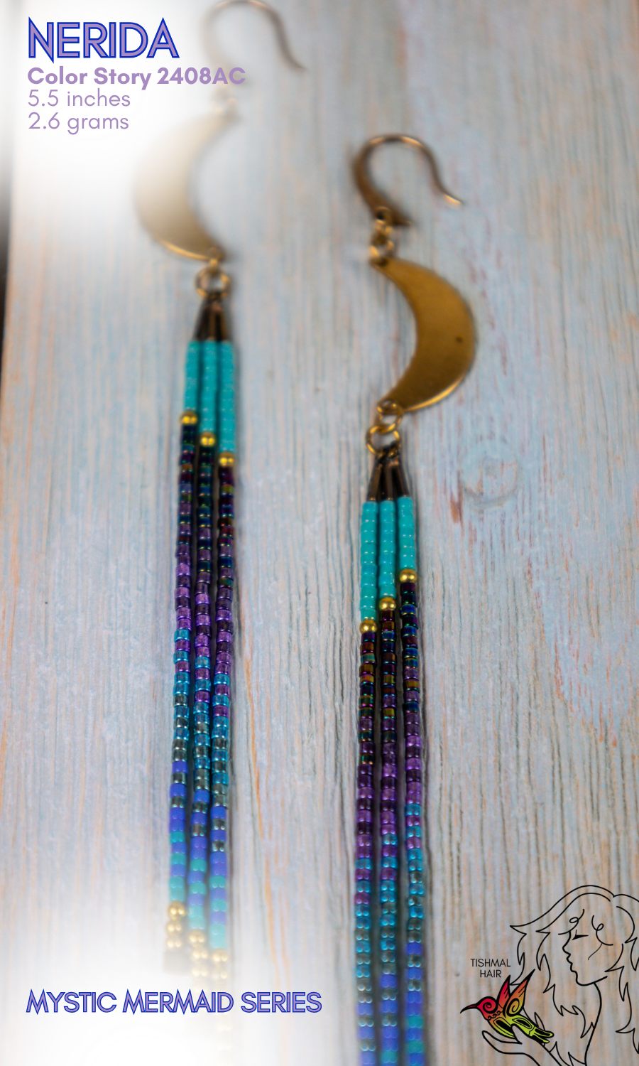Mystic Mermaid Nerida Earrings 2408AC