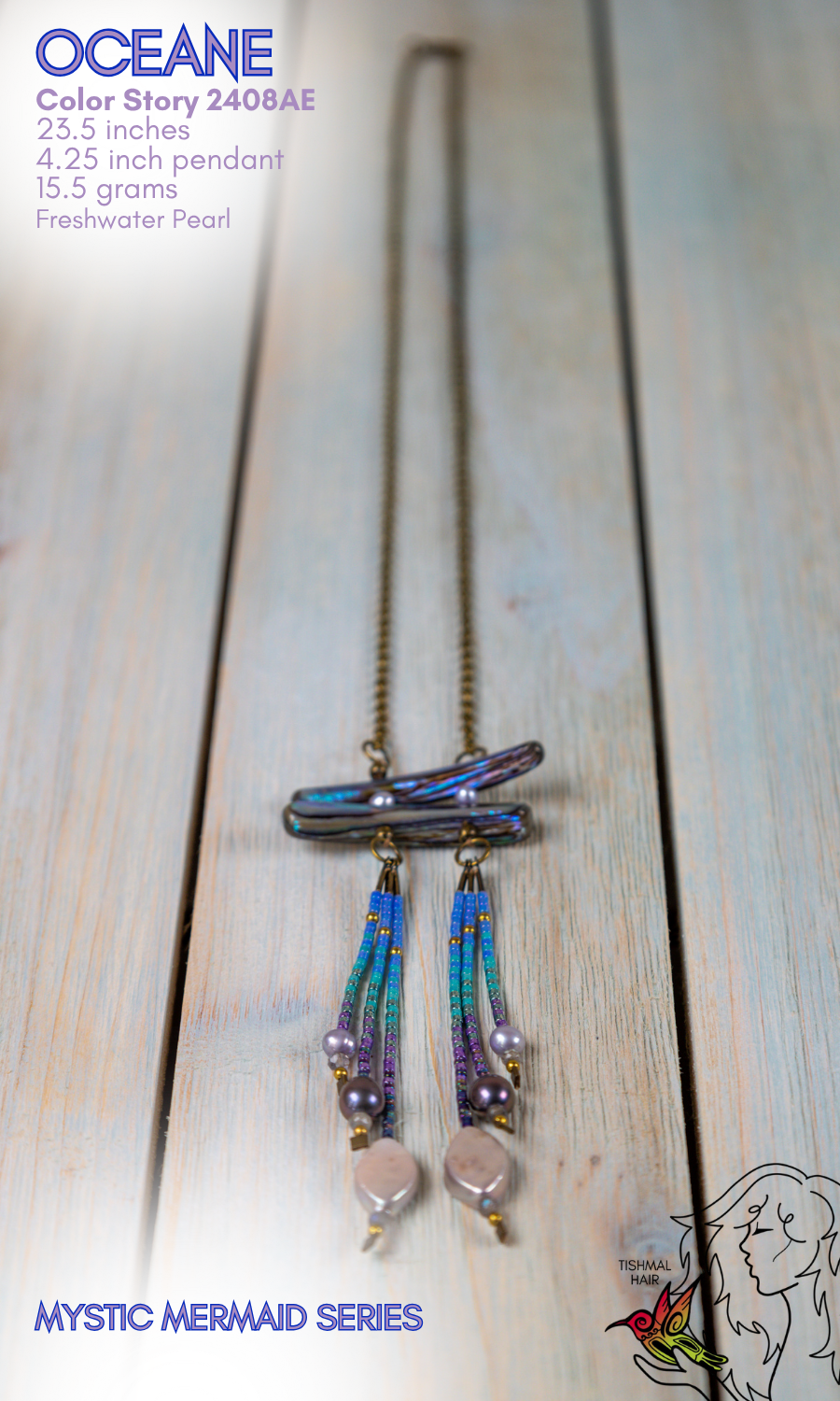 Mystic Mermaid Oceane Necklace 2408AE