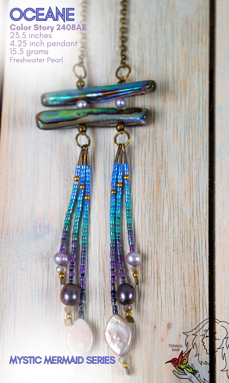Mystic Mermaid Oceane Necklace 2408AE