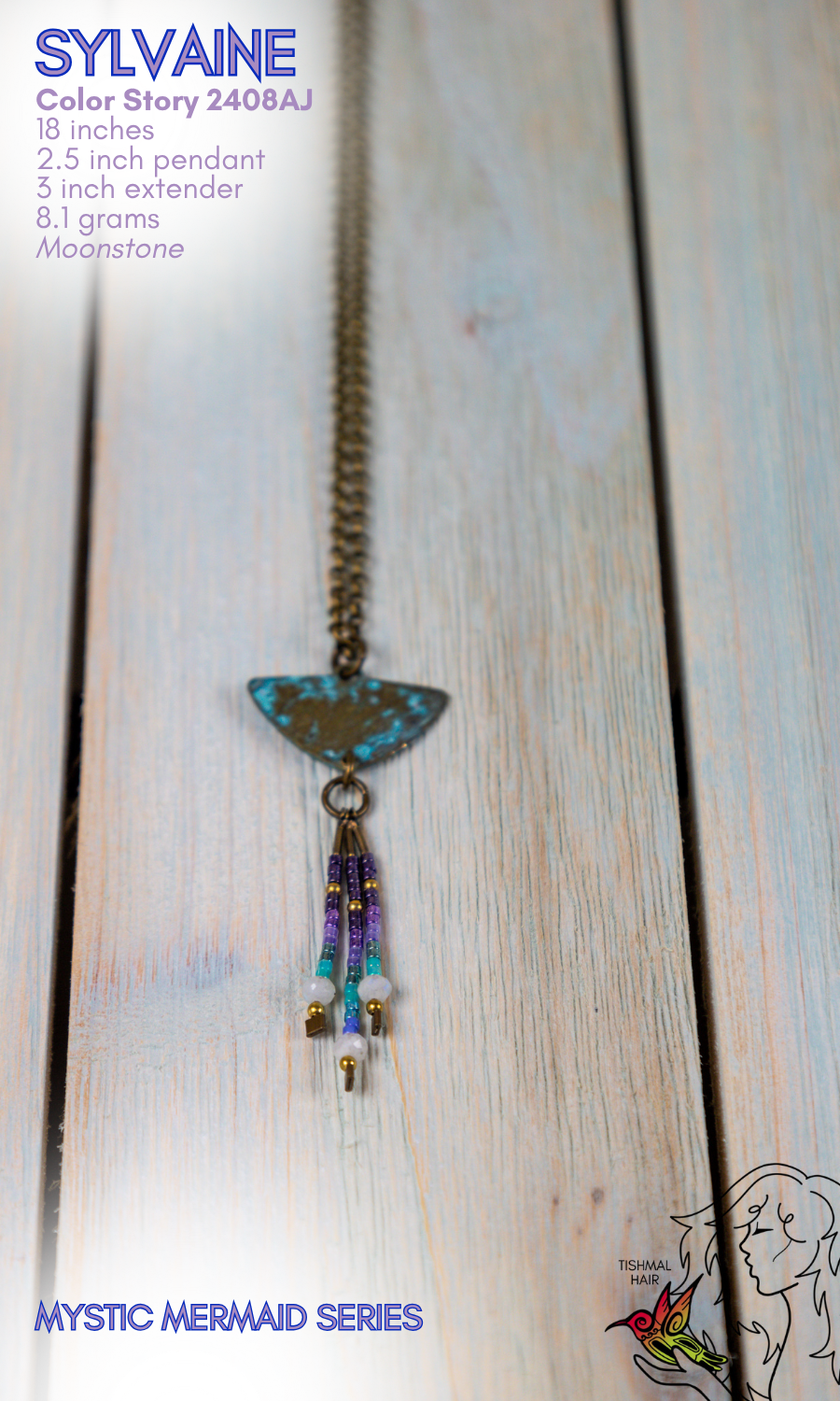 Mystic Mermaid Sylvaine Necklace 2408AJ