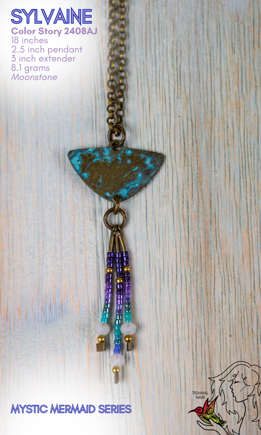 Mystic Mermaid Sylvaine Necklace 2408AJ
