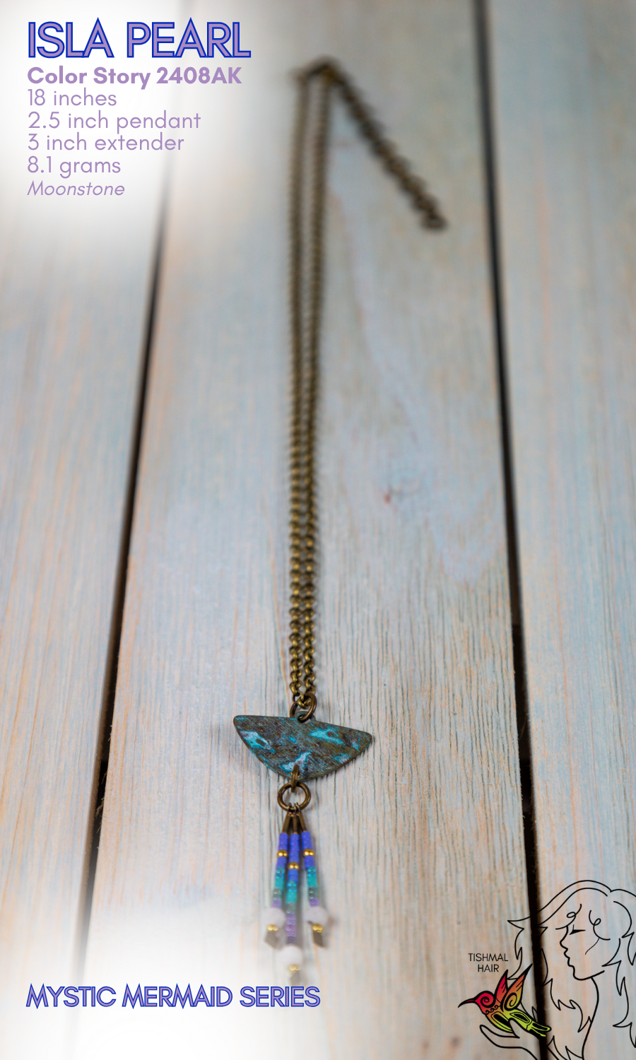 Mystic Mermaid Isla Pearl Necklace 2408AK
