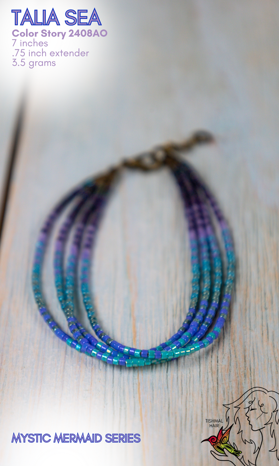 Mystic Mermaid Talia Sea Bracelet 2408AO