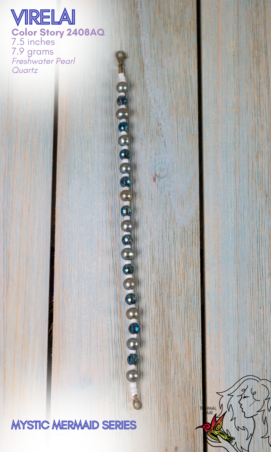 Mystic Mermaid Virelai Bracelet 2408AQ