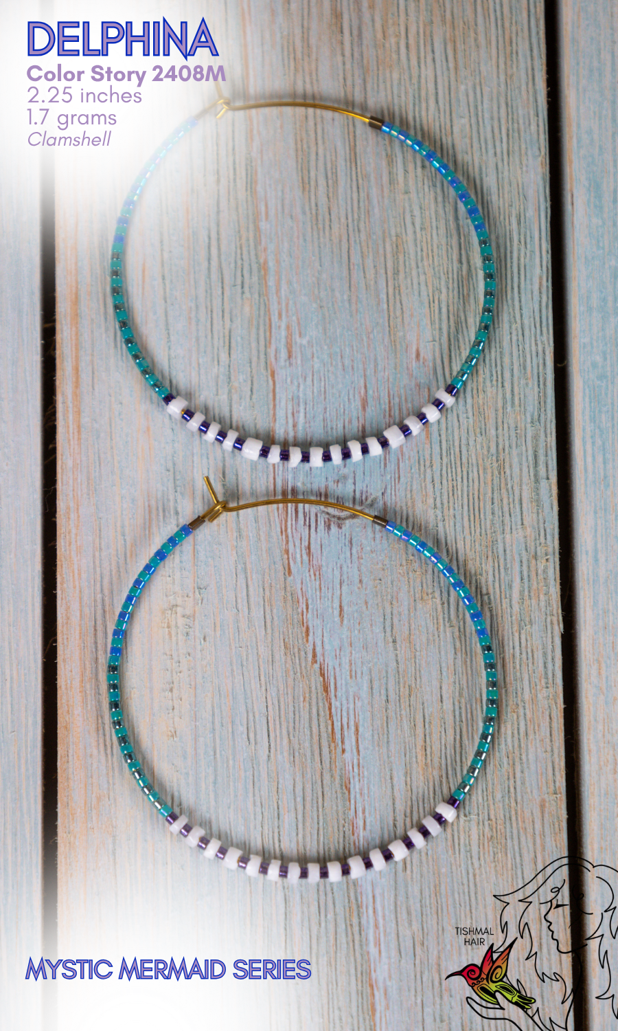 Mystic Mermaid Delphina Earrings 2408M