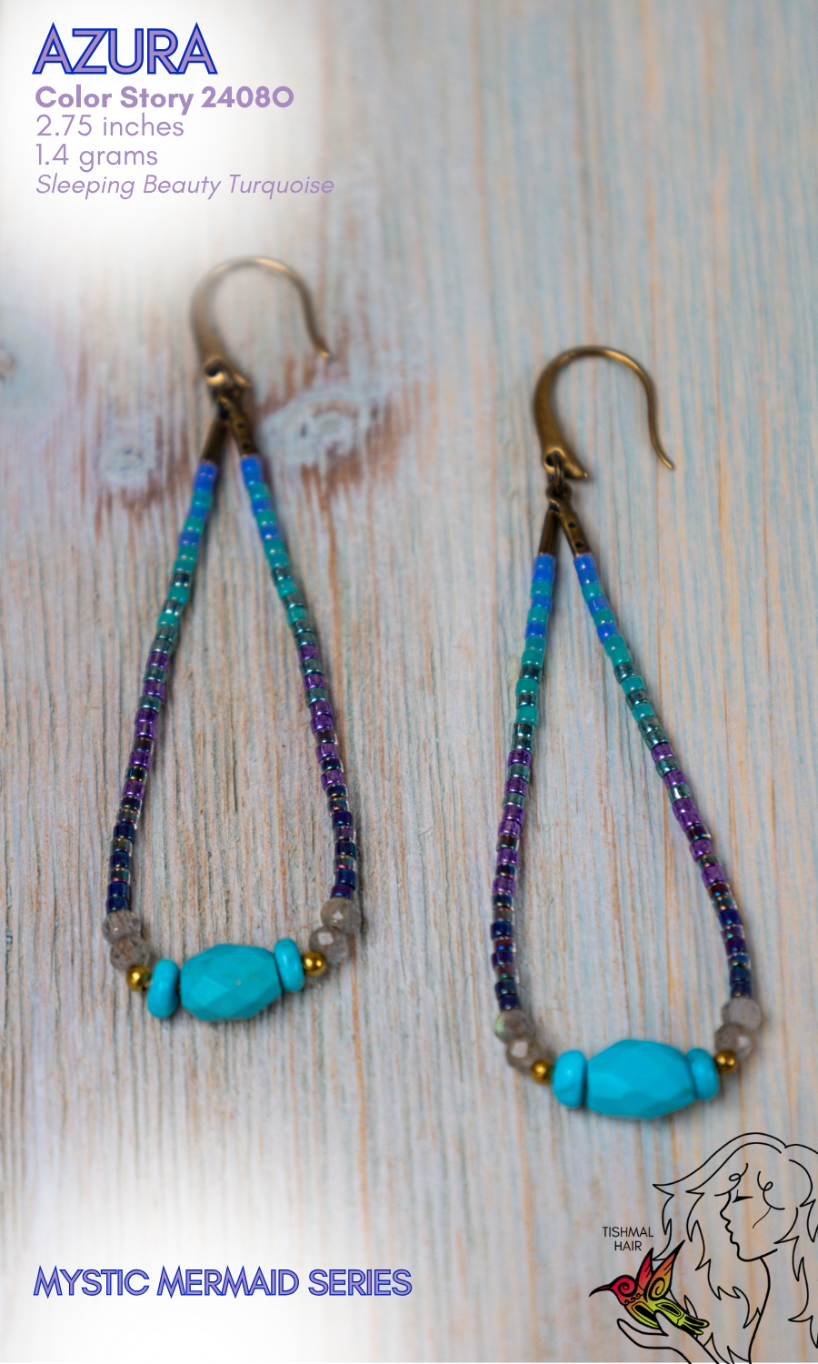 Mystic Mermaid Azura Earrings 2408O
