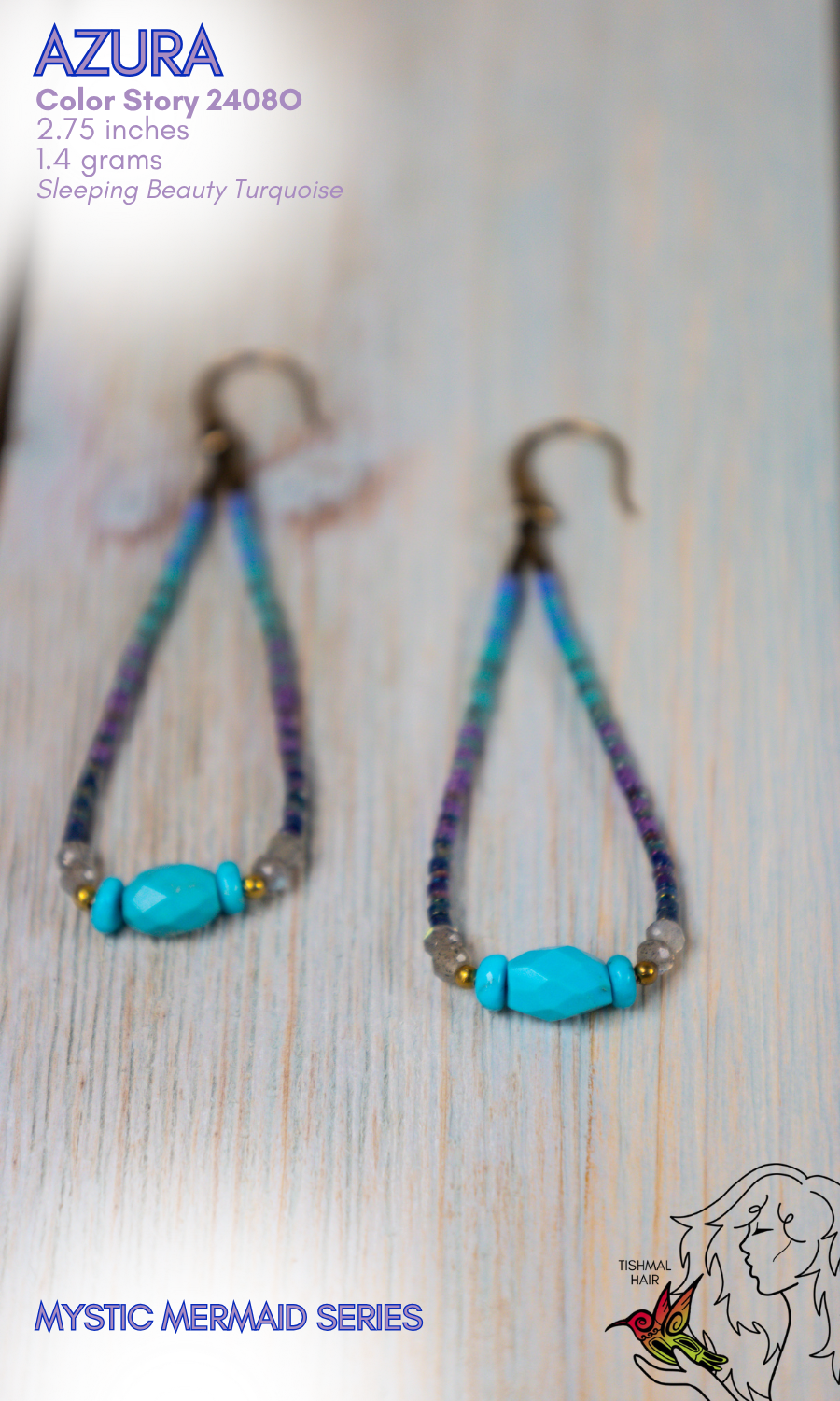 Mystic Mermaid Azura Earrings 2408O
