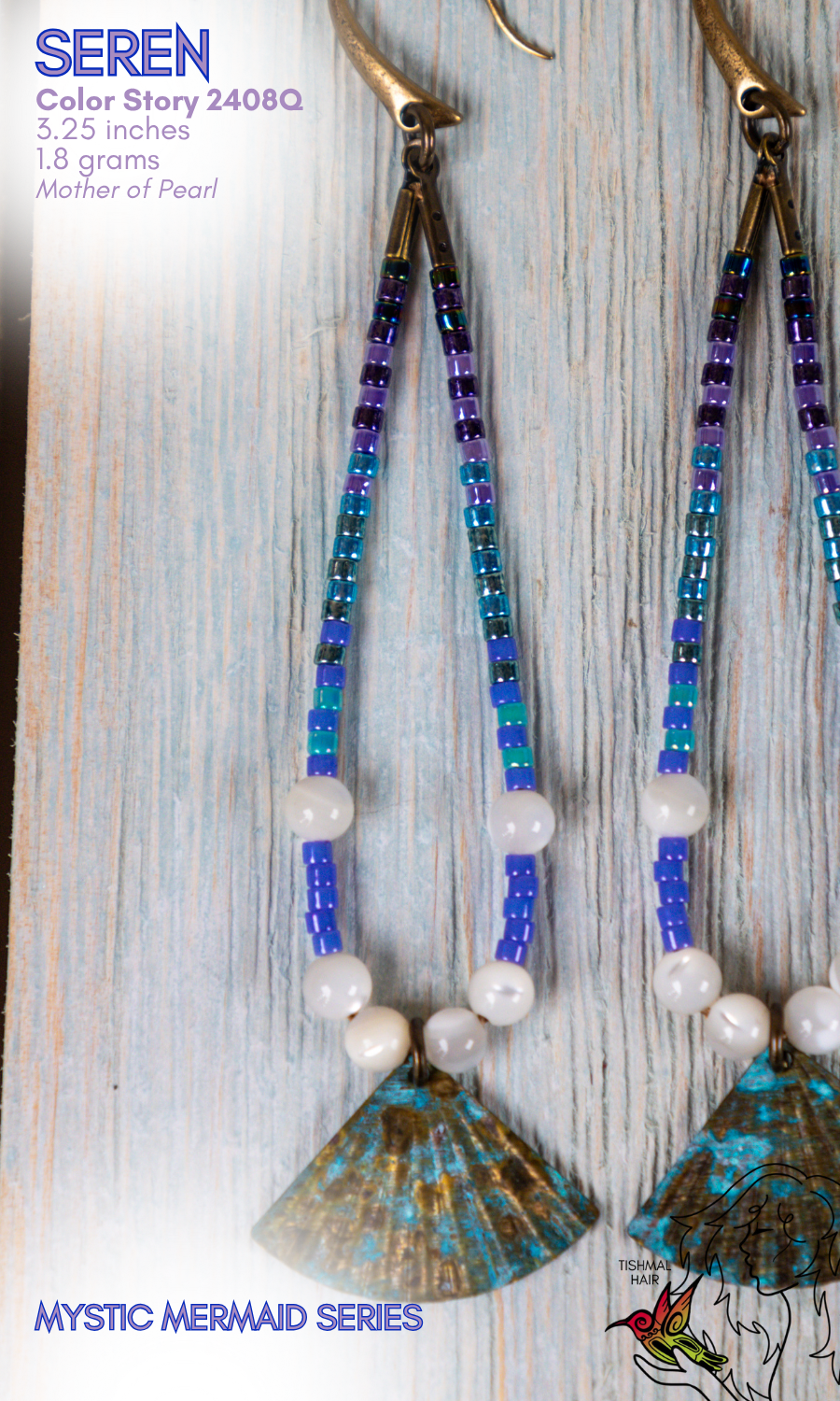Mystic Mermaid Seren Earrings 2408Q
