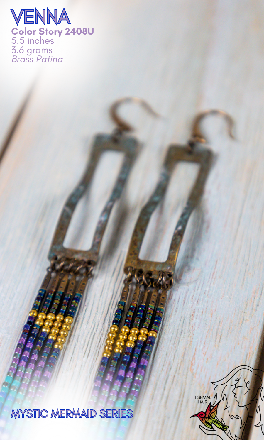 Mystic Mermaid Venna Earrings 2408U