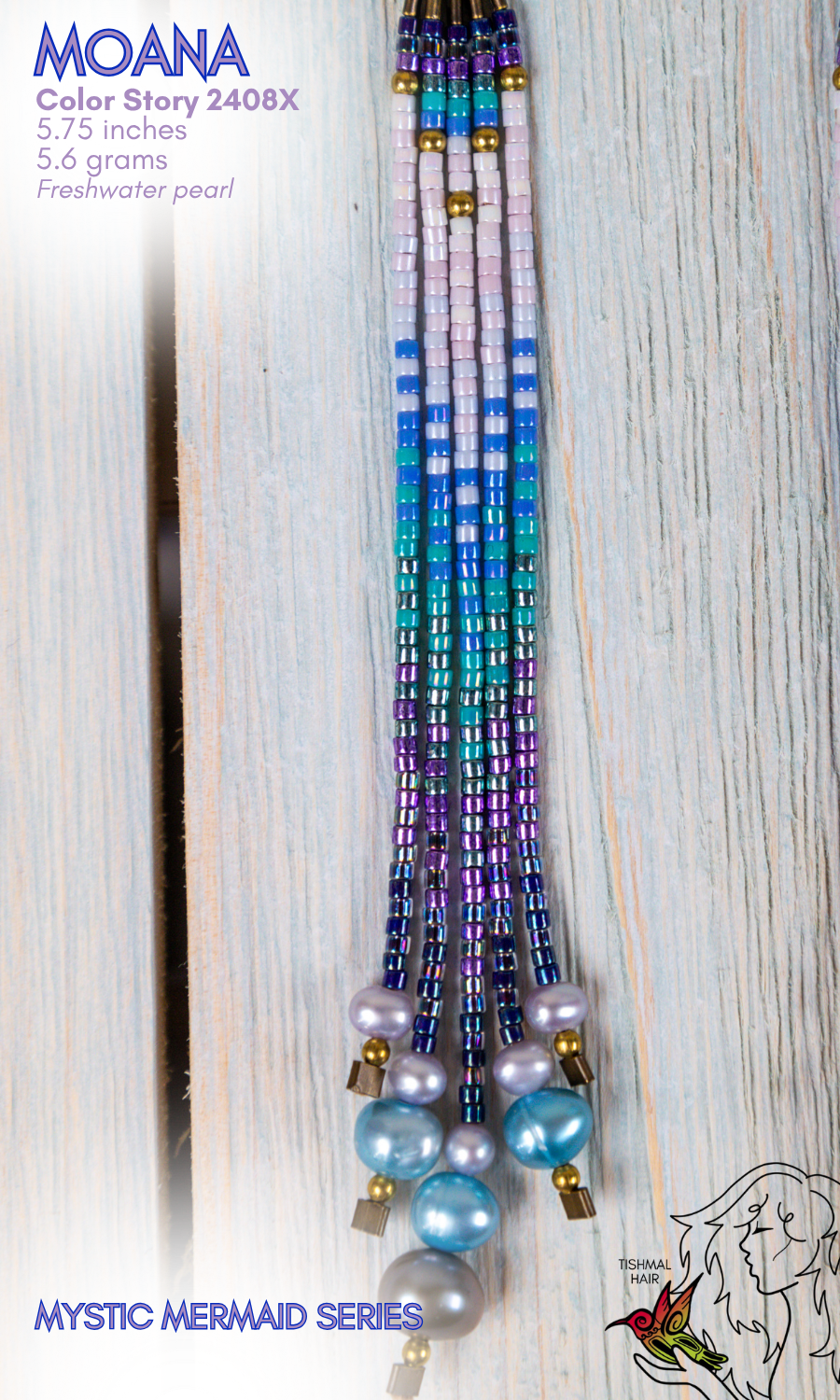 Mystic Mermaid Moana Earrings 2408X
