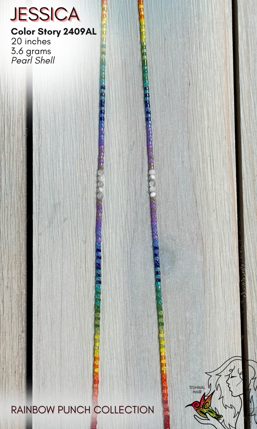 Rainbow Punch Jessica Necklace 2409AL