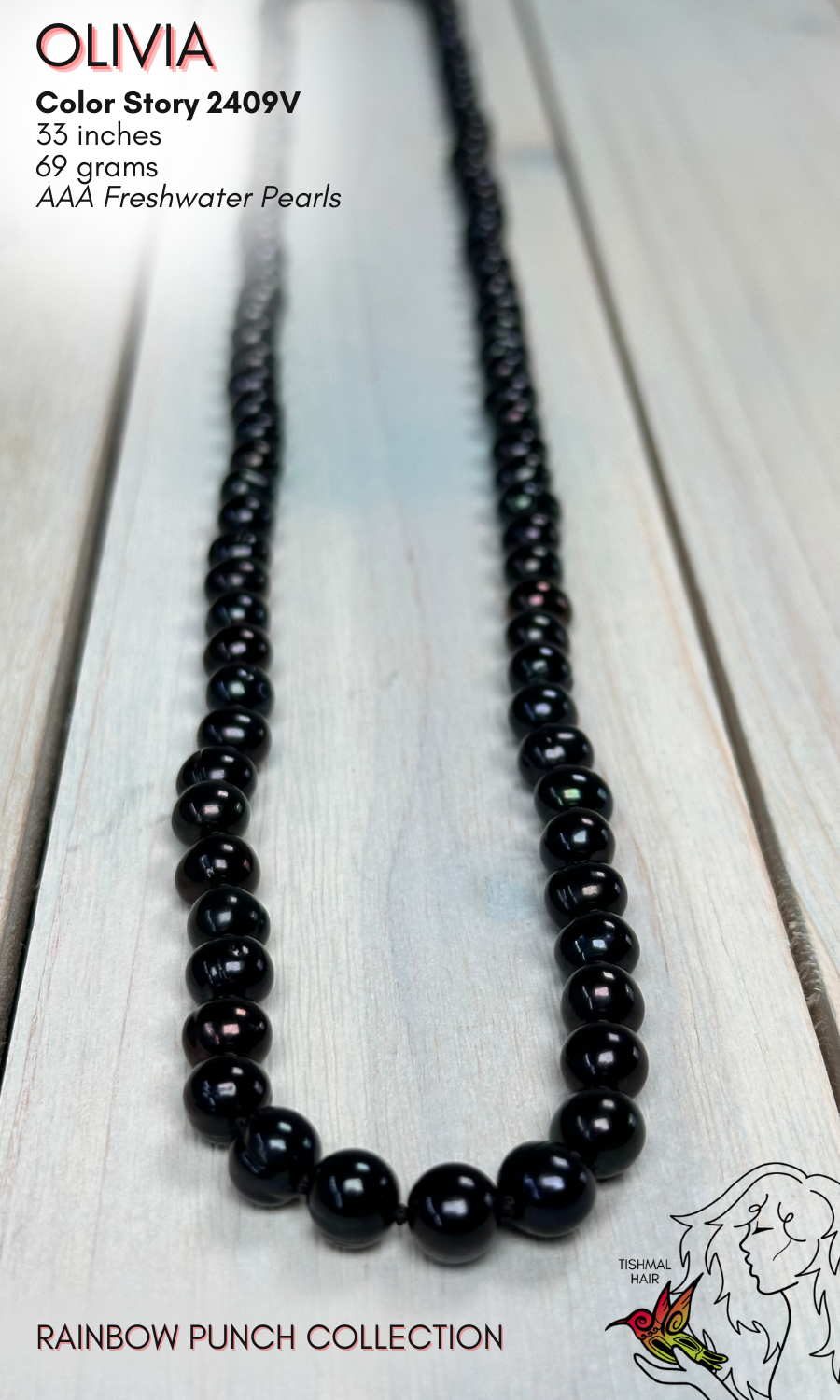 Rainbow Punch Olivia Infinity Necklace 2409V